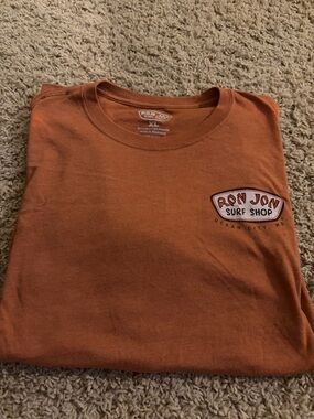 Ron Jon Rust Orange Short Sleeve Surf Logo Tee